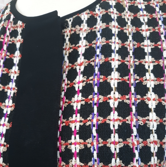 Carlisle silk blend top skirt set suit sz 0 2 *D2 - Picture 6 of 8